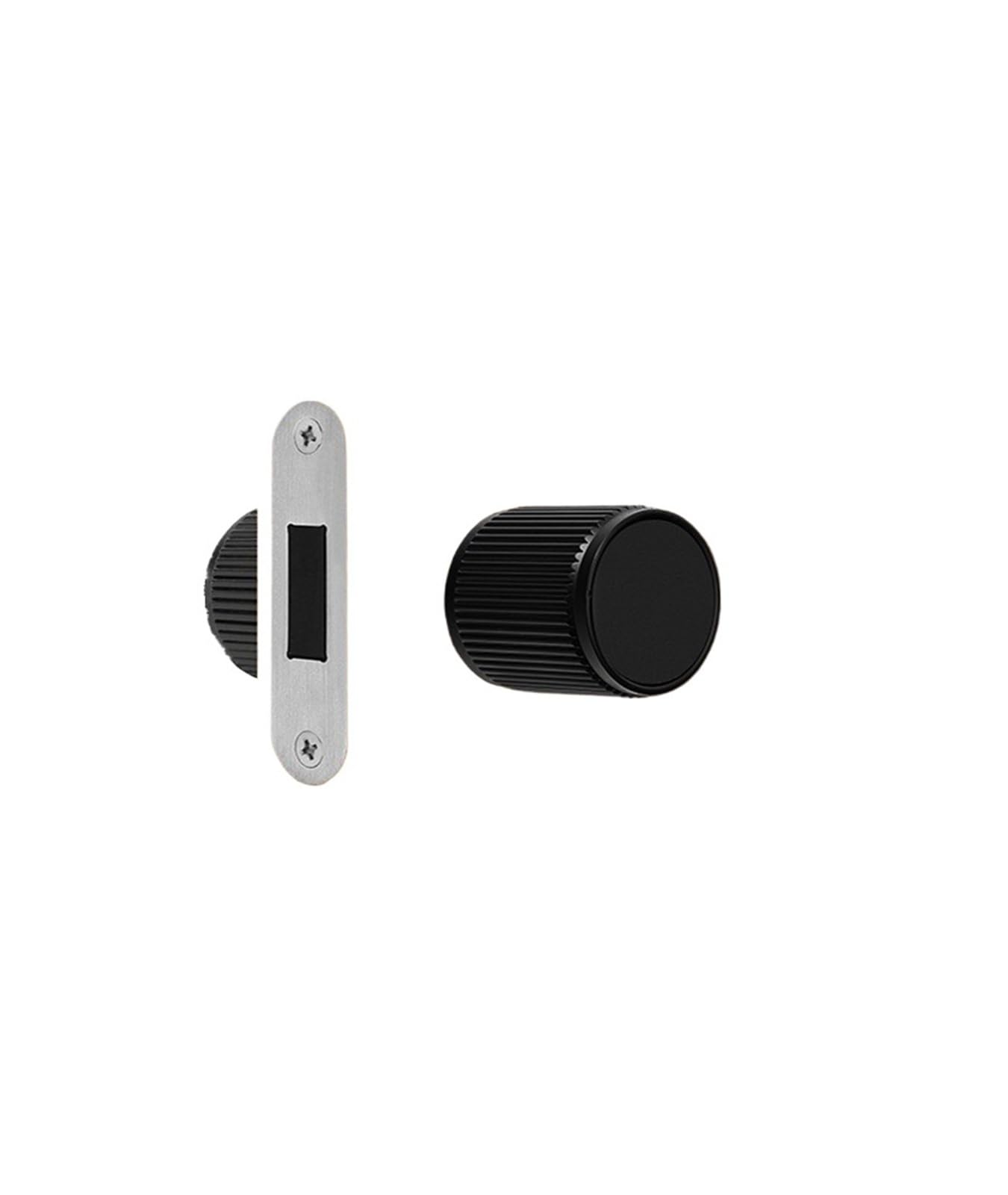 SJLOYNWQ Ball Magnetic Door Lock Indoor Key Handle Silent(Bronze)