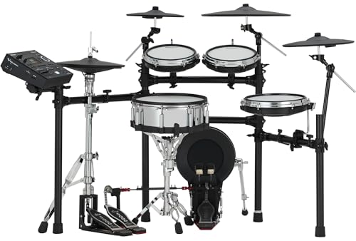 Roland TD516 V-Drums Electronic Drum Kit Bundle with Audio Cable, Drumsticks, Drumstick Bag, and Austin Bazaar Polishing Cloth - Thumbnail 4