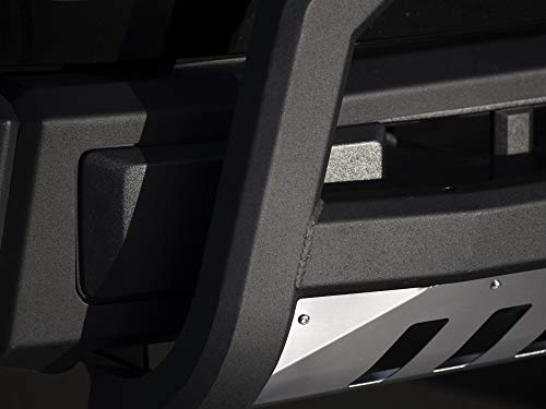 Image of Armordillo USA 7174184 AR Series Bull Bar Fits 2008-2010 Jeep Grand Cherokee - Matte Black W /Aluminum Skid Plate
