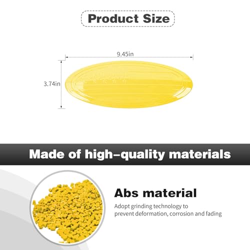 Image of CheroCar for F150 Emblem Cover Trim,Logo Back Badge Decoration Cover Trim Compatible with Ford F150 F-150,Yellow