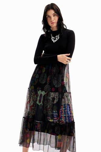 Desigual Women's Combination Floral Midi Dress2
