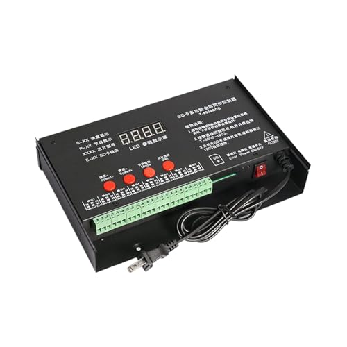 Contrôleur T-8000 carte SD pour éclairage haute tension 8192 pixels