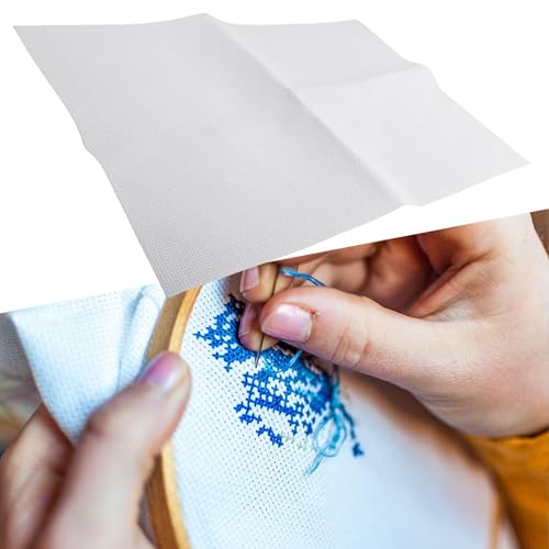 Descubre la alegría del bricolaje con tela suave de 11 unidades para manualidades de diseños únicos de punto de cruz