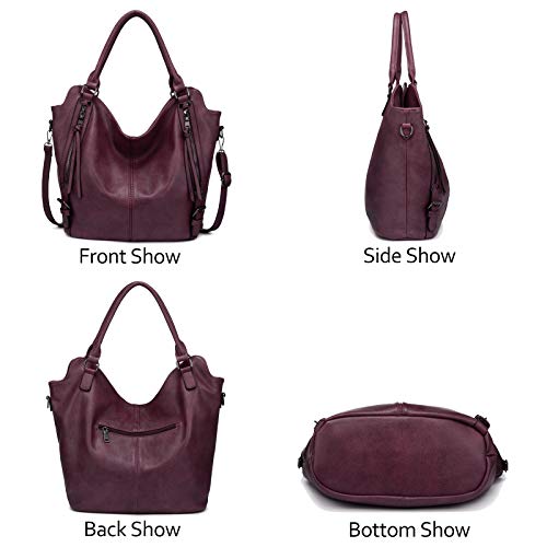 Tote Bag For Women Pu Leather Shoulder Bags Fashion Hobo Bags Large Purse And Handbags With Adjustable Shoulder Strap #TOP1