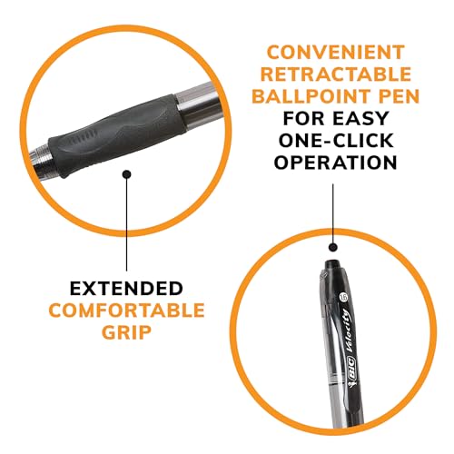 BIC Glide Bold Black Ballpoint Pens, Bold Point (1.6mm), 36-Count Pack - image 6