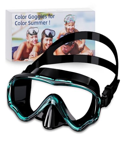 Taucherbrille Schwimmbrille Antifog Tauchbrille Hartglas Anti-Leck