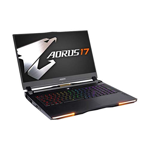 Image of GIGABYTE AORUS 17 YA-9US2452SH 17 inch Thin Bezel 240Hz FHD IPS LCD, i9-9980HK, RTX 2080 GDDR6 8GB, 32GB DDR4 RAM, M.2 PCIe 1TB SSD, 2TB HDD, Windows 10 Home, Extreme Gaming Laptop