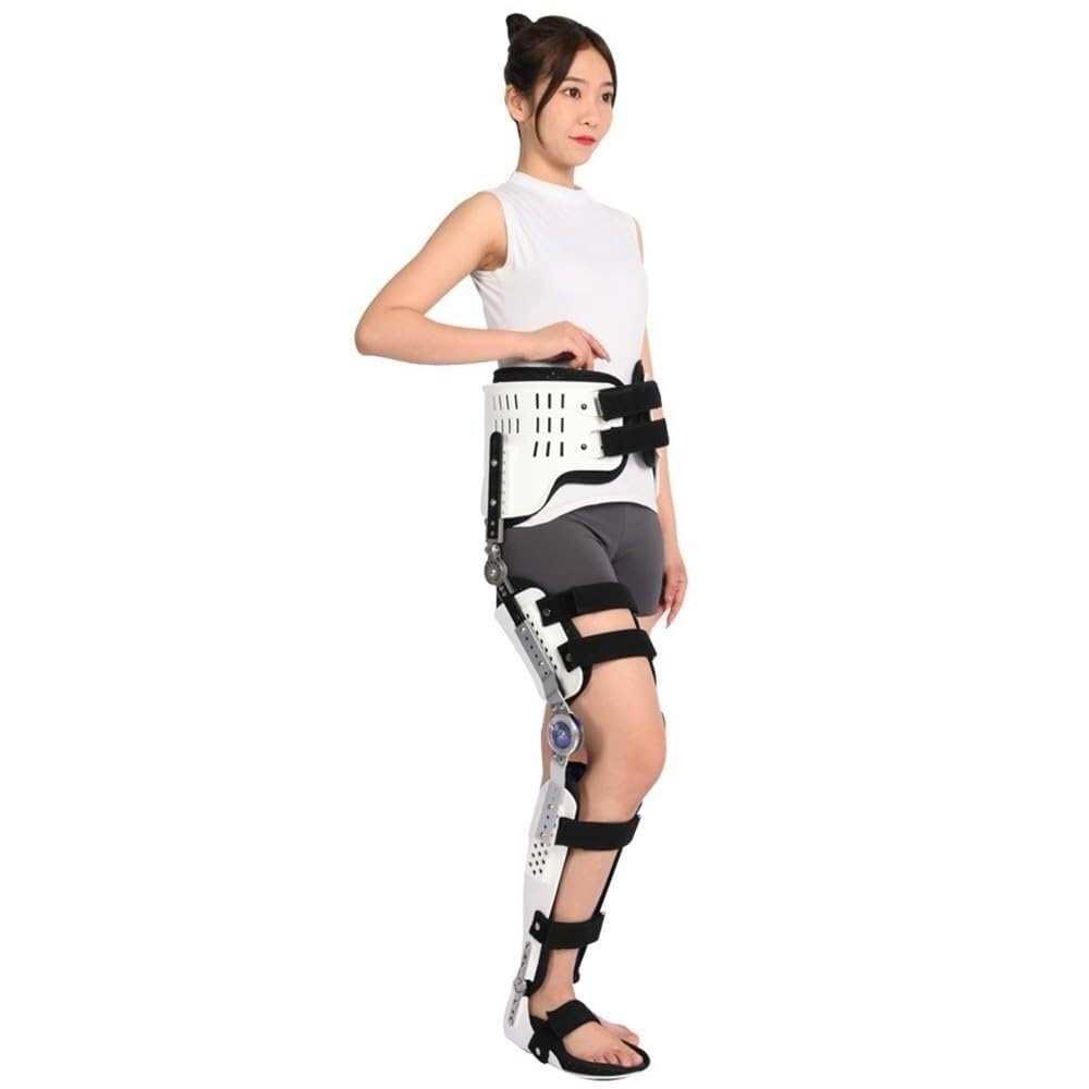Adjustable Hinged Hip Abduction Orthosis Hip Joint Protection Device For Hip Groin Hamstring And Sciatic Nerve Pain Relief Post Op Hip Brace Recovery Stabilizer(Left)