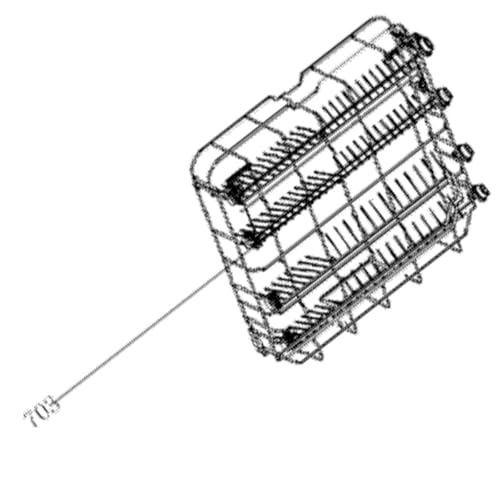 SOS - Cesta inferior para lavavajillas SABA 445H54