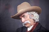 Artist Peter Nowell XL Poster Unique Oil Painting Sam Elliot 16 x 20 Oil Painting On Canvas