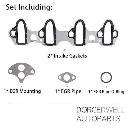 Image of Intake Manifold Gasket Set for 4.8L 5.3L 6.0L Engine MS98016T 89060413 | Auto Repair Gasket Kit Fits Chevy Silverado Tahoe GMC Sierra Yukon Savana Cadillac Escalade