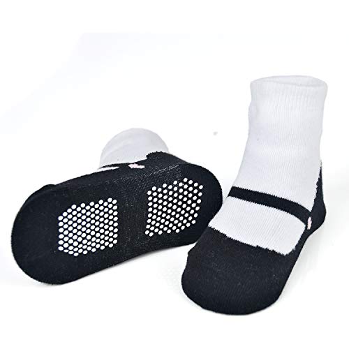 EPEIUS Unisex Baby Girls Boys Non-Slip Socks (Set of 6)3
