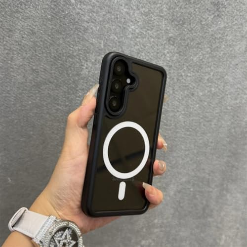 Étui acrylique pour Galaxy S25 Plus avec bracelet de poignet pour garder les mains libres en ville