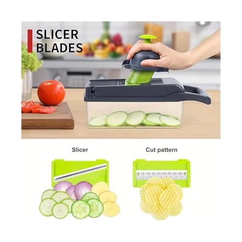 Set multifunción cortador de verduras miniatura 6