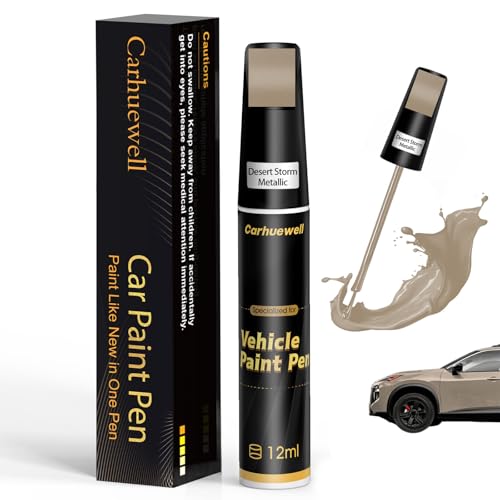 Image of Bronze Touch Up Paint for Cars, Auto Car Paint Touch Up Paint Pen for Deep Scratches, Car Scratch Repair Pen, Quick and Easy Solution to Repair Minor Automotive Scratches (Desert Storm Metallic)