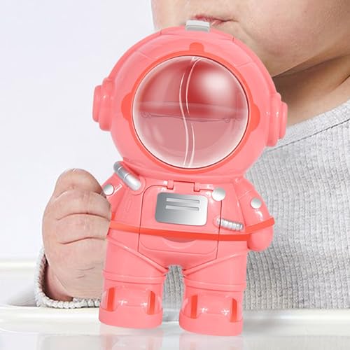 Water Dispenser Toy Kids - Astronaut Style Water Cooler Bottle Toy Set | 250ml Mini Drink Dispenser Strap Cup, Interactive Educational Hydration Machine for Kids Bedroom Desk School Use - Image 3