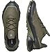 Salomon Men's ALPHACROSS 5 GORE-TEX Trail Running Shoes for Men, Olive Night / Black / Deep Lichen Green, 7