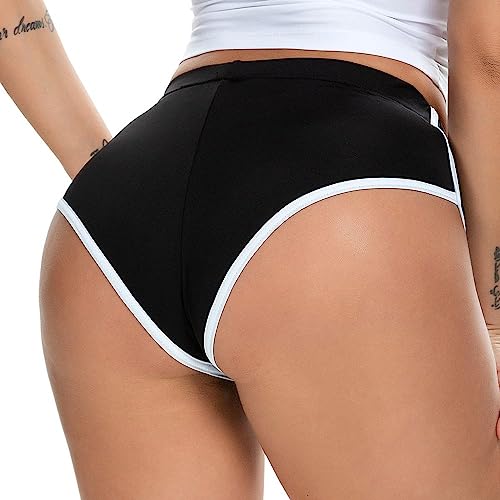Mini Hot Leggings para Fitness y Yoga Shorts Rave Dance Low Waist Panties