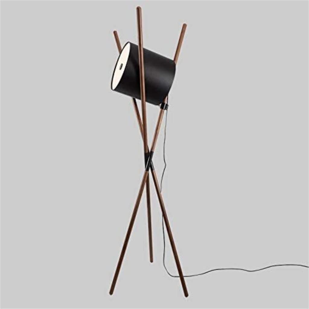 Lampa Stojąca Salon Nowoczesna lampa podłogowa Nordic Tripot Led lampy podłogowe światło sypialnia salon kreatywna bęben noc lampa stojąca Lampa Podłogowa Sypialnia(White)