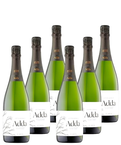 Cava Brut Nature Reserva Ecológico - ADDA de Canals Nadal – Caja de 6 botellas (6x75 cl) – Cava DO Penedès – Ecológico y Artesanal