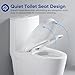 SPOWAY One Piece Toilet, 1/1.6 GPF Elongated Dual Flush Toilet with 15.5