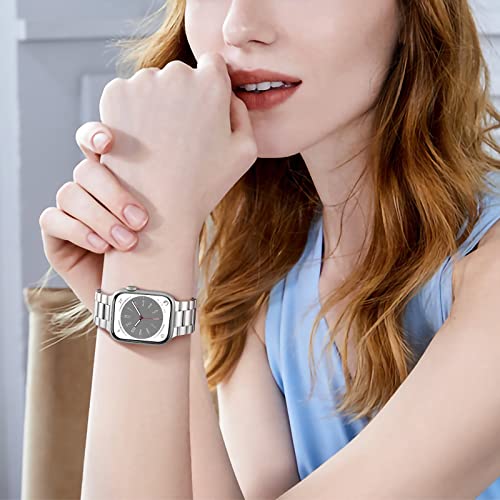 Netolo Metal Straps Compatible with Apple Watch Strap Series 11 10 46mm, Series 9 8 7 45mm - Image 4