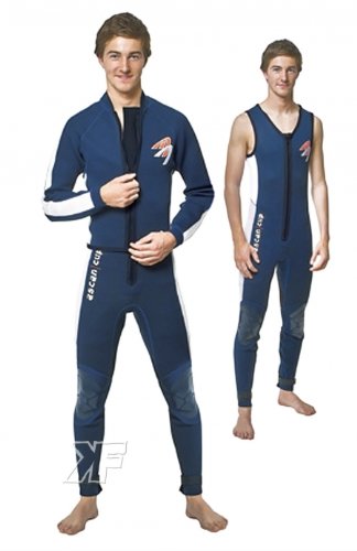 Oliva Mujer Ascan Traje Neopreno sin Manga - 50