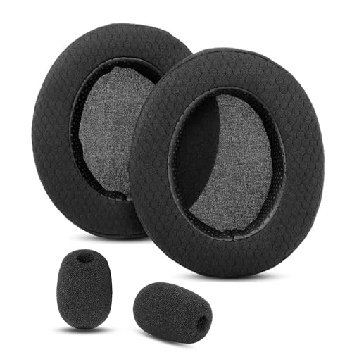 HAIZEEN Earpads Compatible with Cooler Master MH-751 MH751 MH-752 MH752 Gaming Headphones Ear pads Replacement Cushion(Breathable Fabric/High-grade Foam)