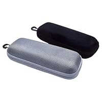 KRYMXAR 2 Stück Brillenetui, Stilvolles Brillen Etui Hart, Kompaktes Brillenetui Klein Für Sonnenbrille Und Brille