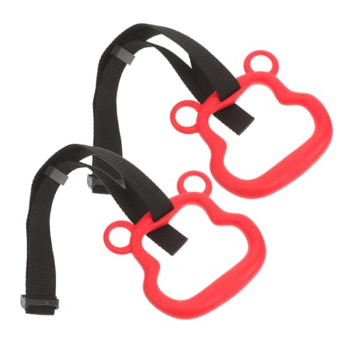 Anillas fitness ajustables para gimnasio interior rojo miniatura 7