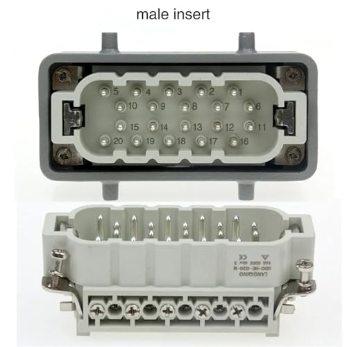 Conector Industrial Resistente HDC-HE-20 Línea Lateral miniatura 5