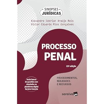 Capa do livro Processo penal procedimentos, nulidades e recursos - 21ª edição 2024