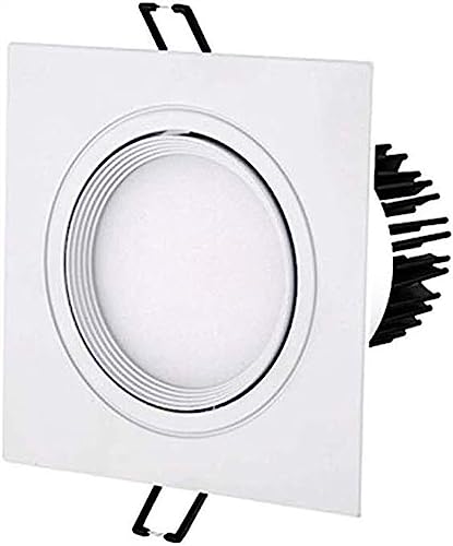 Plafonnier LED carré anti-éblouissement avec angle réglable en aluminium