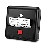 Phomemo M200 Impresora de etiquetas Bluetooth impresora térmica portátil de etiquetas,Admite impresión de etiquetas transparentes y papel continuo,adecuada para oficina,tienda,hogar,transporte. negro
