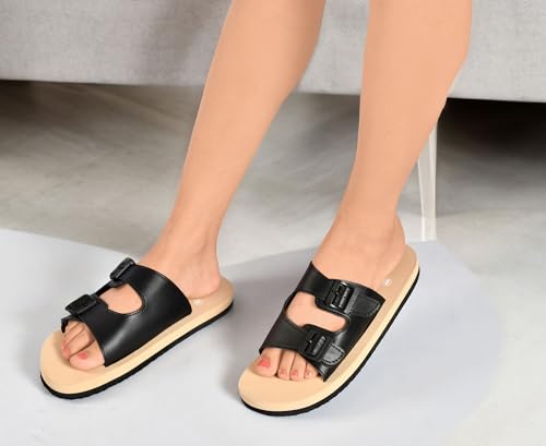 Image of Duosoft Flip Flop for Women | Soft Comfortable | Breathable | Fashionable | Stylish | Trendy | Super soft | Lightweight | Anti-Slip Sole | Indoor & Outdoor |Dw-033-Pink