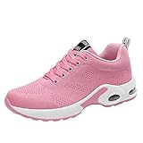 IFOUNDYOU Damen Turnschuhe, Sportschuhe Damen,Running Laufschuhe, Laufschuhe Trainer Damen, Weiß Schwarz Blau, Ladies Sneakers,Profilsohle Sneakers,Damen Sportschuhe
