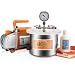 BACOENG 1 1/2 Gallon Vacuum Chamber Kit with 3.6 CFM 1 Stage Vacuum Pump HVAC