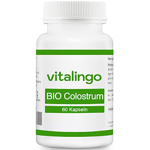 BIO Colostrum Kapseln - 60 Kapseln mit BIO Colostrum Magermilchpulver à 500mg Cover