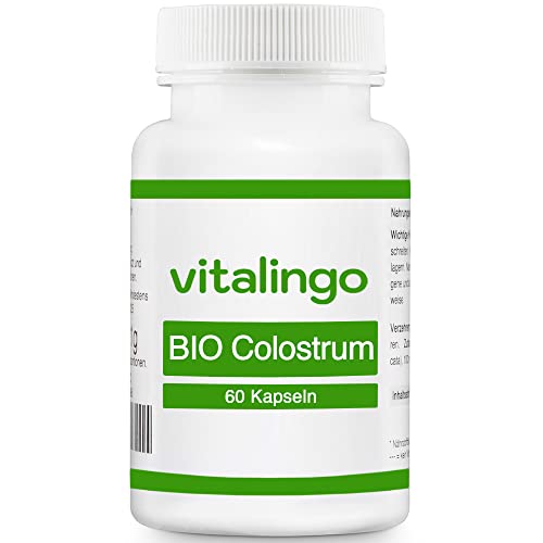 BIO Colostrum Kapseln - 60 Kapseln mit BIO Colostrum Magermilchpulver à 500mg