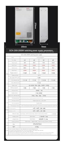 Alimentation à découpage réglable RS485 avec tension variable de 0 à 220V DC