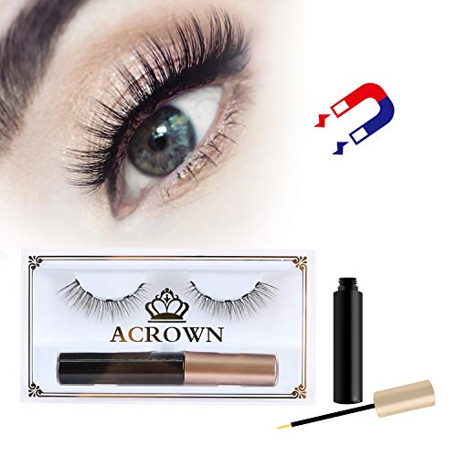Magnetic Eyeliner and Eyelash Kit Natural Look Waterproof and Smudge Resistant No Glue Easier To Use Than Traditional Magnetic Eyelashes