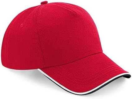 Beechfield B25c Gorra Authentic de 5 Paneles - Visera con ...