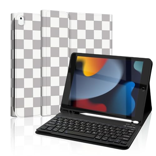 Mewealth (~[EFX) iPad 9 / 8 / 7 10.2C`p L[{[hP[X yVz_[t O\ȃL[{[hJo[ iPad Pro 10.5C` / iPad Air 3rdp `FbJ[`Fb