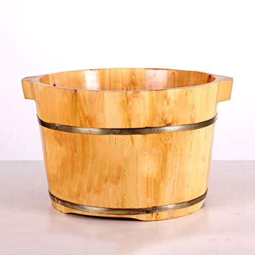 Cubo de baño de pies de madera para remojo
