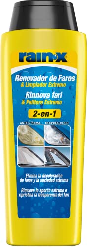 Rain-X Restaurador de Faros Coche Extremo, Líquido Pulir Faros Coche Amarillos - 325 ml