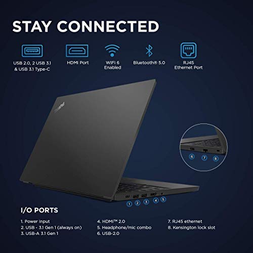 Image of (Refurbished) Lenovo ThinkPad E15 Intel Core i5 10th Gen 15.6-inch Full HD IPS Thin Light Laptop with 8G