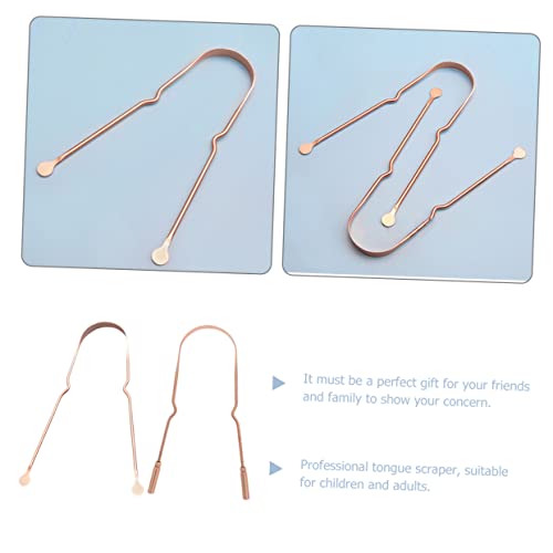 NOLITOY 2 Pçs Raspador Adultos Ferramentas De Limpeza Limpadores Suprimentos De Cuidados Orais Raspa