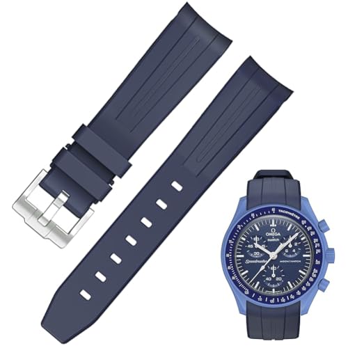 [Sibehill] ���v�x���g 22mm Blancpain X Swatch �u�����p���X�E�H�b�` �����p�V���R�����v�o���h ���o�[�x���g�yBioceramic Scuba Fifty Fathoms�ɑΉ�����z