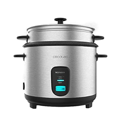 Cecotec Arrocera RiceFusion 7000 Inox. 700 W, Capacidad 1,8 Litros, 10 Raciones, Acero Inox y Tapa de Cristal | Ya disponible en tu tienda friki favorita! En mundofriki.es! Cecotec Arrocera RiceFusion 7000 Inox. 700 W, Capacidad 1,8 Litros, 10 Raciones, Acero Inox y Tapa de Cristal | Ya disponible en tu tienda friki favorita! En mundofriki.es!