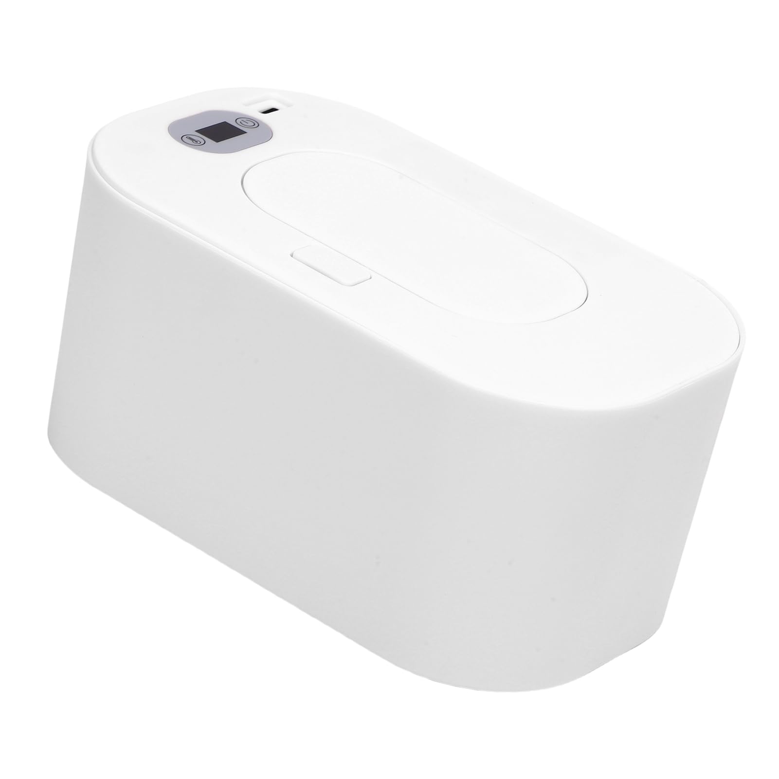 Wischwärmer, USB-Betrieben, tragbar, Schnell und Gleichmäßig Erhitzend, Feuchttücher-Heizung für Zuhause, Auto, Outdoor, Babypflege, ABS-Material, 200 x 120 x 98 mm (Anpassung der Weißtemperatur)